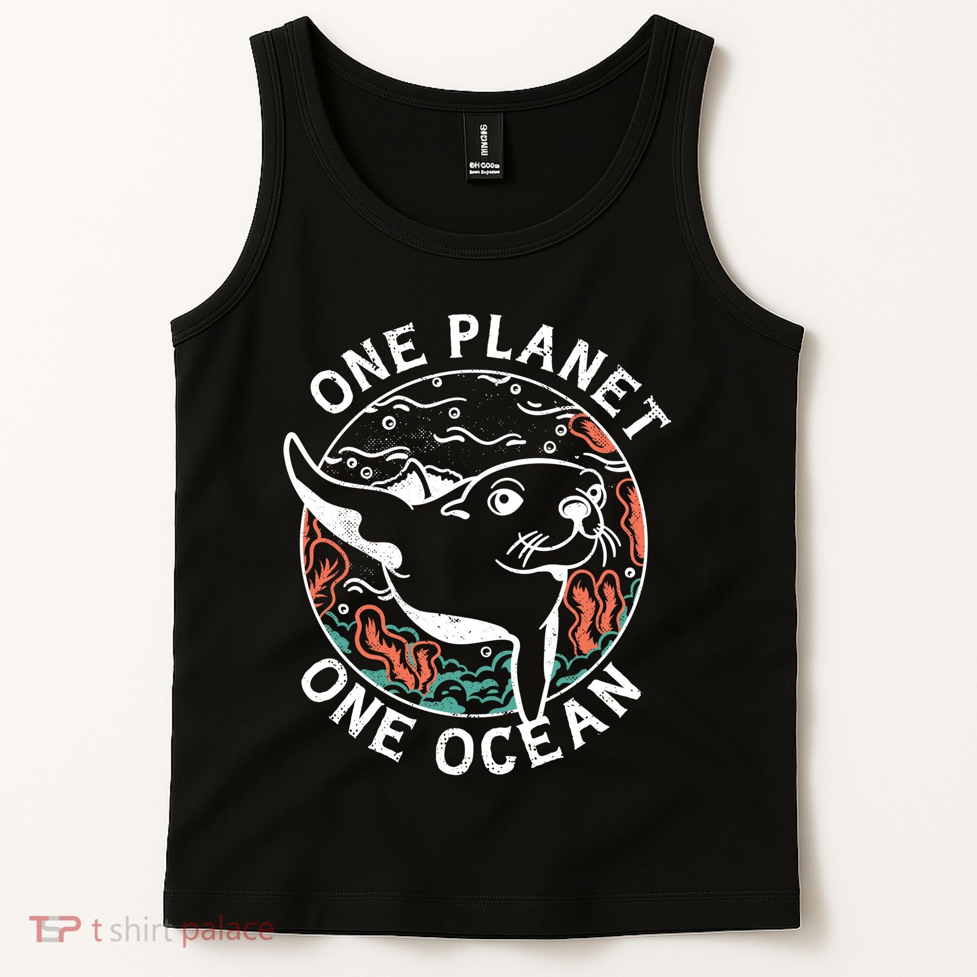 One Planet One Ocean Seal Tank Top