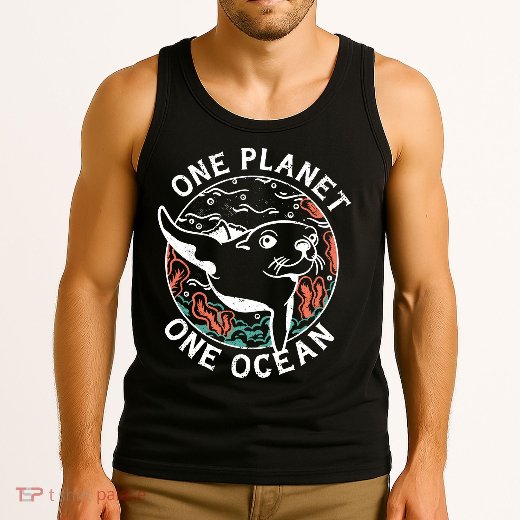 One Planet One Ocean Seal Tank Top