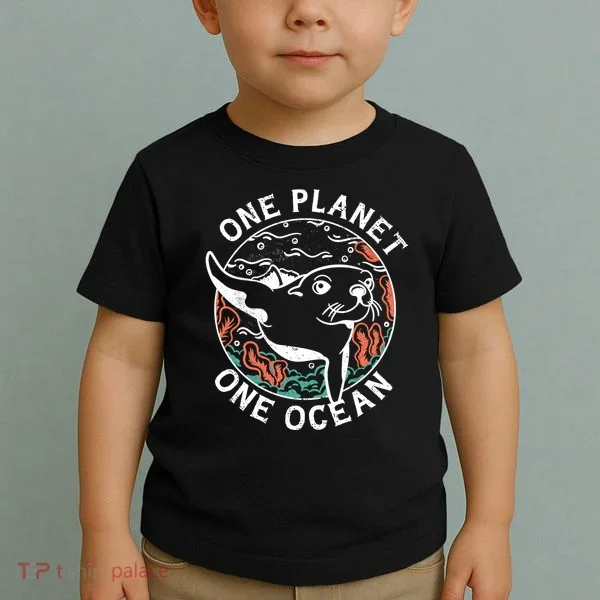 One Planet One Ocean Seal Toddler T-Shirt