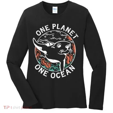 One Planet One Ocean Seal Women's Long Sleeve Shirt