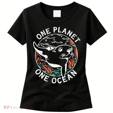 One Planet One Ocean Seal Women's T-Shirt