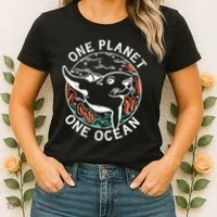 One Planet One Ocean Seal Women's T-Shirt thumb 2