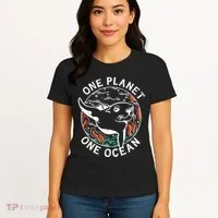 One Planet One Ocean Seal Women's T-Shirt thumb 4