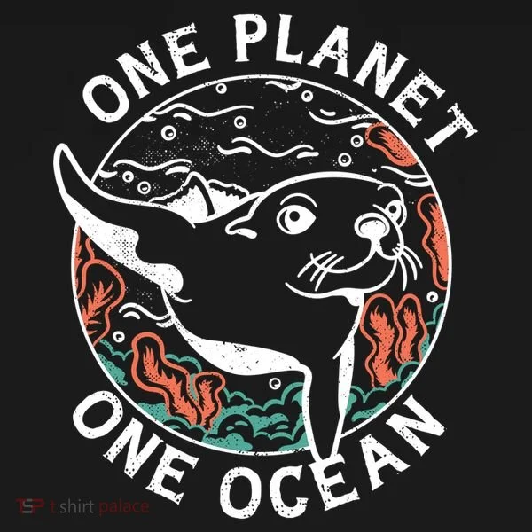 One Planet One Ocean Seal Women's T-Shirt