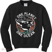 One Planet One Ocean Seal Kids Sweatshirt thumb 0
