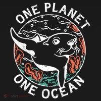 One Planet One Ocean Seal Kids Sweatshirt thumb 2