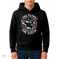One Planet One Ocean Seal Kids Hoodie thumb 4