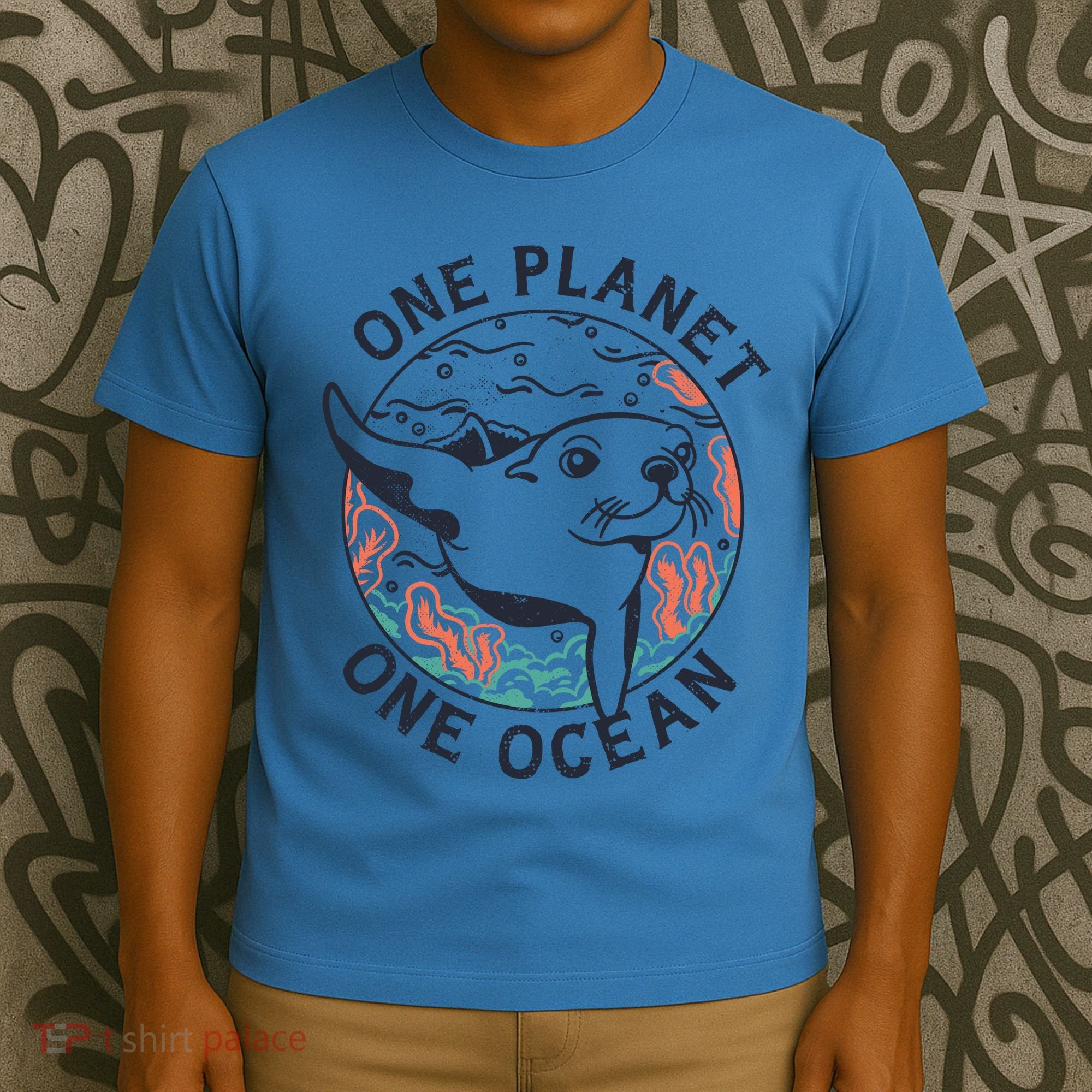 One Planet One Ocean Seal T-Shirt