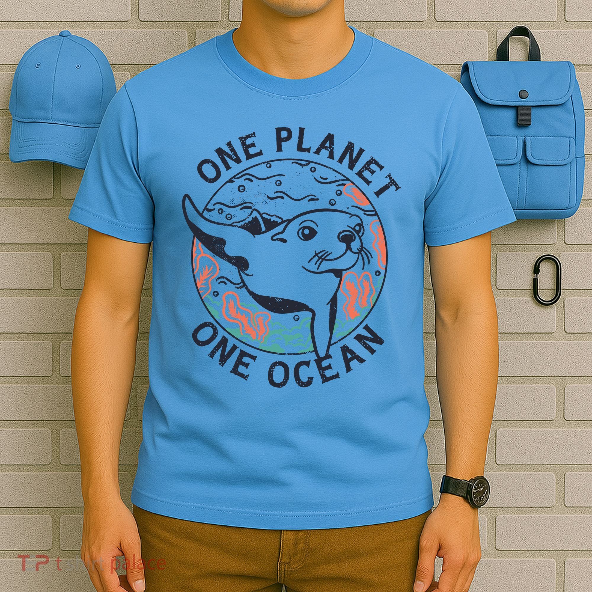 One Planet One Ocean Seal T-Shirt