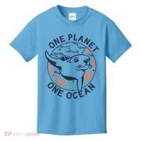 One Planet One Ocean Seal Kids T-Shirt thumb 0