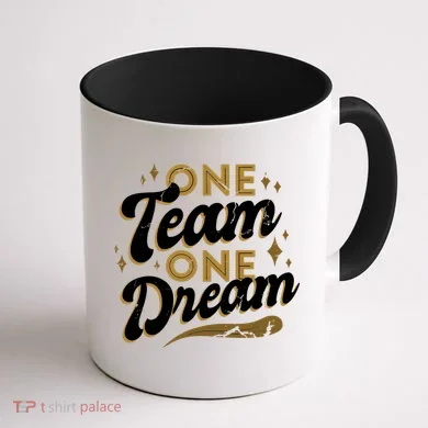 One Team One Dream Coffee Mug back