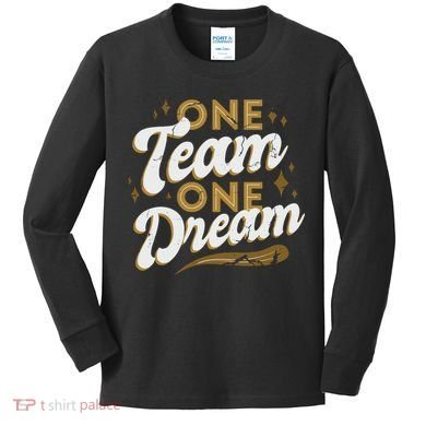 One Team One Dream Kids Long Sleeve Shirt