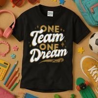 One Team One Dream Kids T-Shirt thumb 3