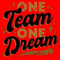 One Team One Dream Santa Hat thumb 1