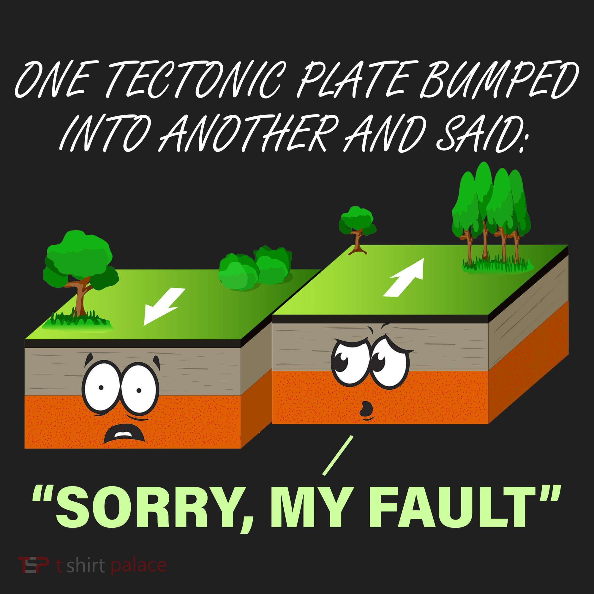 One Tectonic Plate Sorry My Fault Women's Sweatshirt