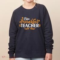 One Thankful Teacher Women's Sweatshirt thumb 0