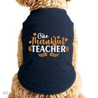 One Thankful Teacher Doggie Tank thumb 0