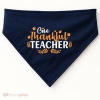 One Thankful Teacher USA-Made Doggie Bandana thumb 0