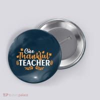 One Thankful Teacher Button thumb 0