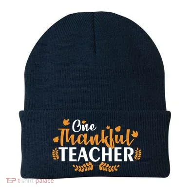 One Thankful Teacher Beanie