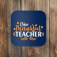 One Thankful Teacher Coaster thumb 0