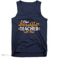 One Thankful Teacher Tank Top thumb 0