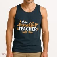 One Thankful Teacher Tank Top thumb 3