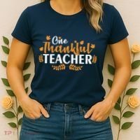 One Thankful Teacher Women's T-Shirt thumb 2