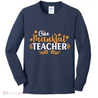 One Thankful Teacher Kids Long Sleeve Shirt thumb 0