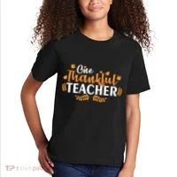 One Thankful Teacher Kids T-Shirt thumb 2