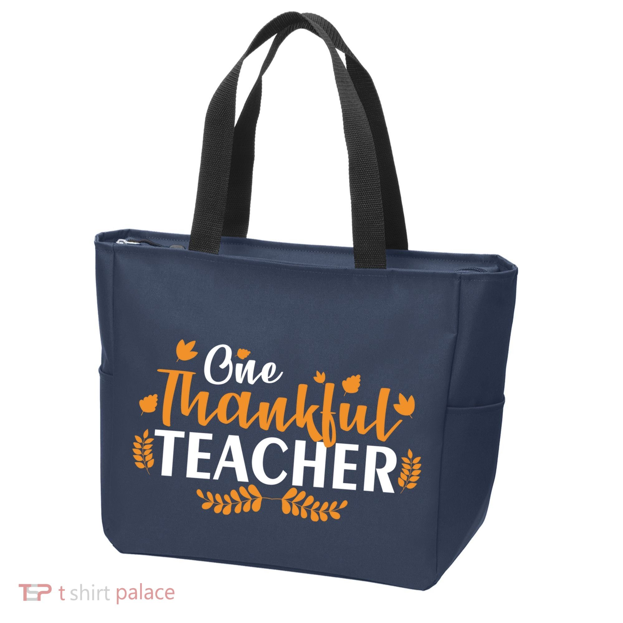 One Thankful Teacher Tote Bag