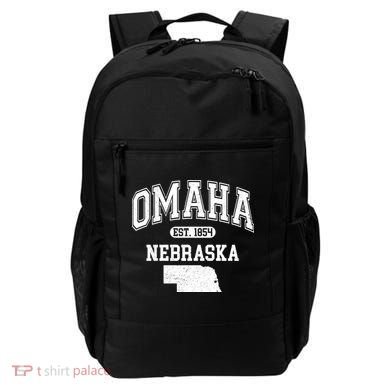 Omaha Nebraska Est 1854 Varsity Backpack