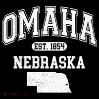 Omaha Nebraska Est 1854 Varsity Bucket Hat thumb 4