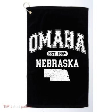 Omaha Nebraska Est 1854 Varsity Golf Towel