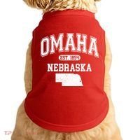 Omaha Nebraska Est 1854 Varsity Doggie Tank thumb 0