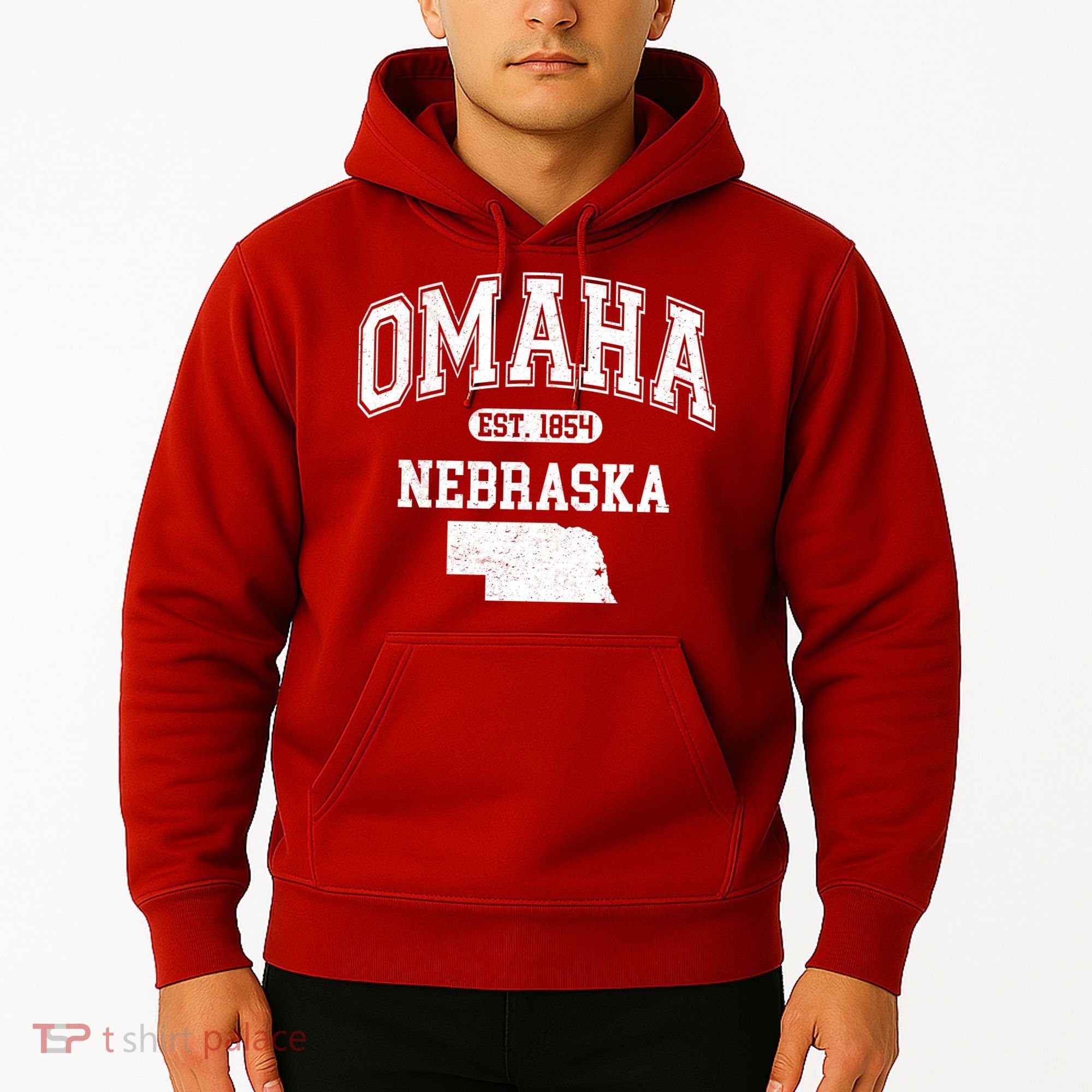 Omaha Nebraska Est 1854 Varsity Hoodie
