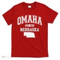 Omaha Nebraska Est 1854 Varsity T-Shirt thumb 0