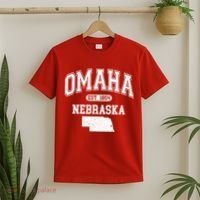 Omaha Nebraska Est 1854 Varsity T-Shirt thumb 2