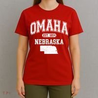 Omaha Nebraska Est 1854 Varsity T-Shirt thumb 4