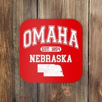 Omaha Nebraska Est 1854 Varsity Coaster