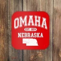 Omaha Nebraska Est 1854 Varsity Coaster thumb 0