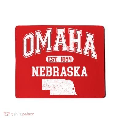 Omaha Nebraska Est 1854 Varsity Mousepad