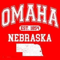 Omaha Nebraska Est 1854 Varsity Ornament thumb 1
