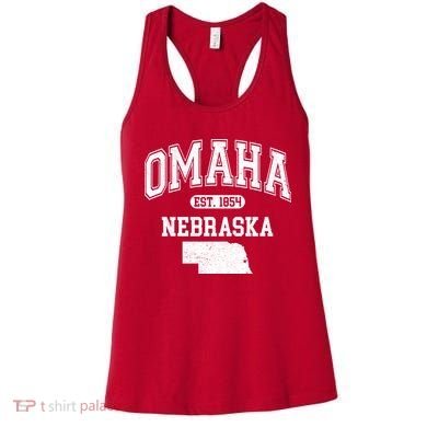 Omaha Nebraska Est 1854 Varsity Women's Tank Top