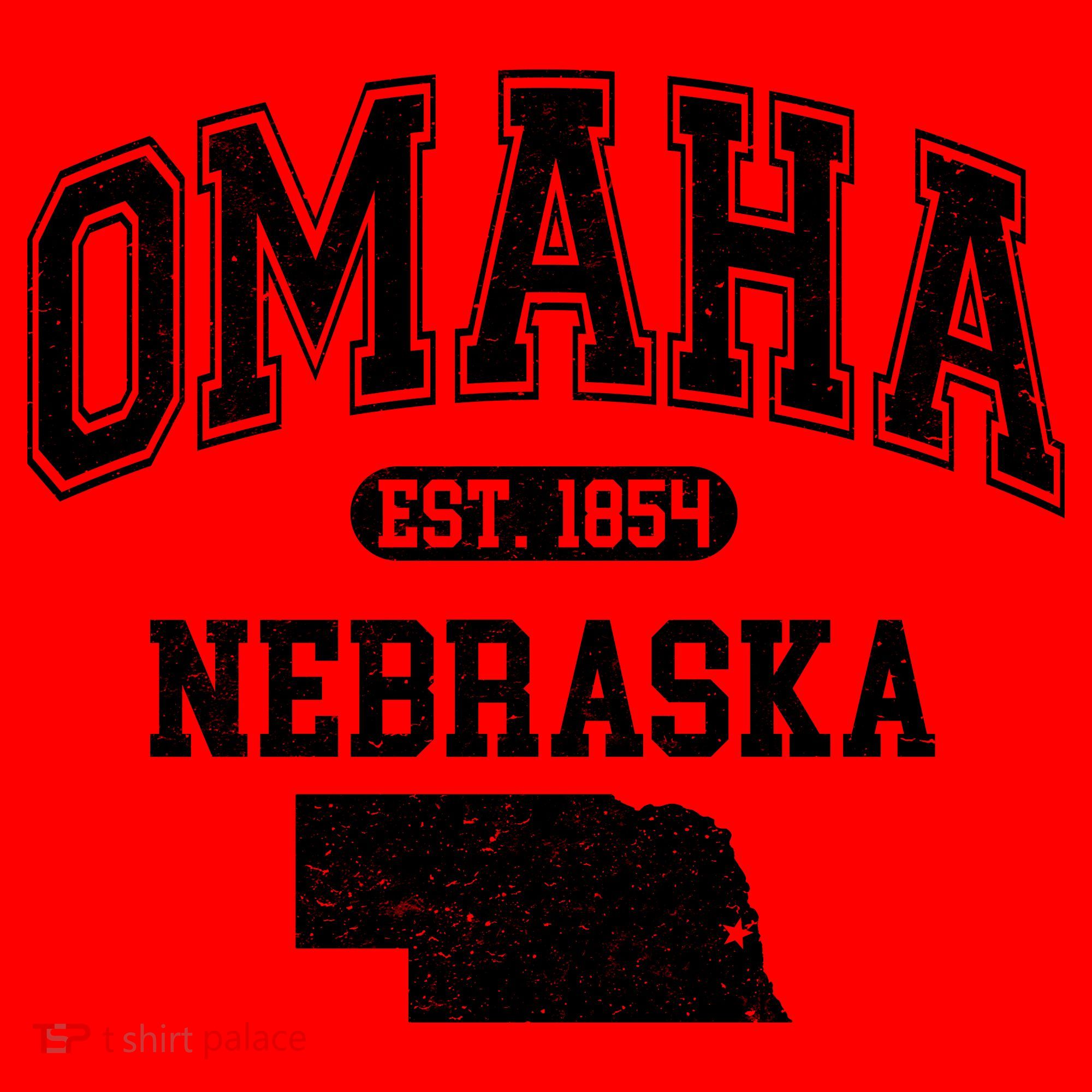 Omaha Nebraska Est 1854 Varsity Santa Hat