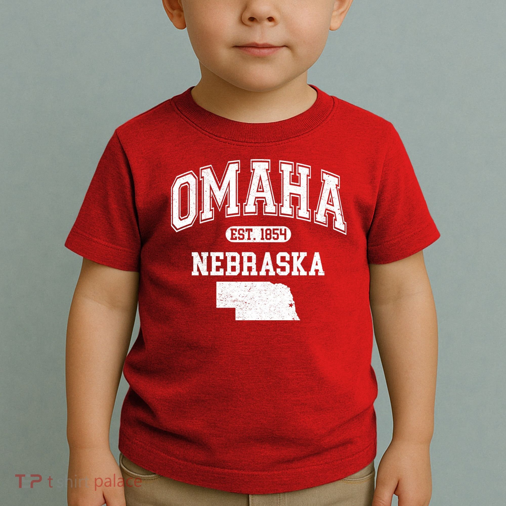 Omaha Nebraska Est 1854 Varsity Toddler T-Shirt