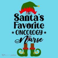 Oncology Nurse Funny Elf Christmas Santas Favorite Onc Rn Meaningful Gift Long Sleeve Shirt thumb 2