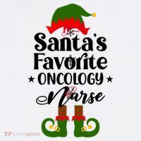 Oncology Nurse Funny Elf Christmas Santas Favorite Onc Rn Meaningful Gift Women's Tank Top thumb 5