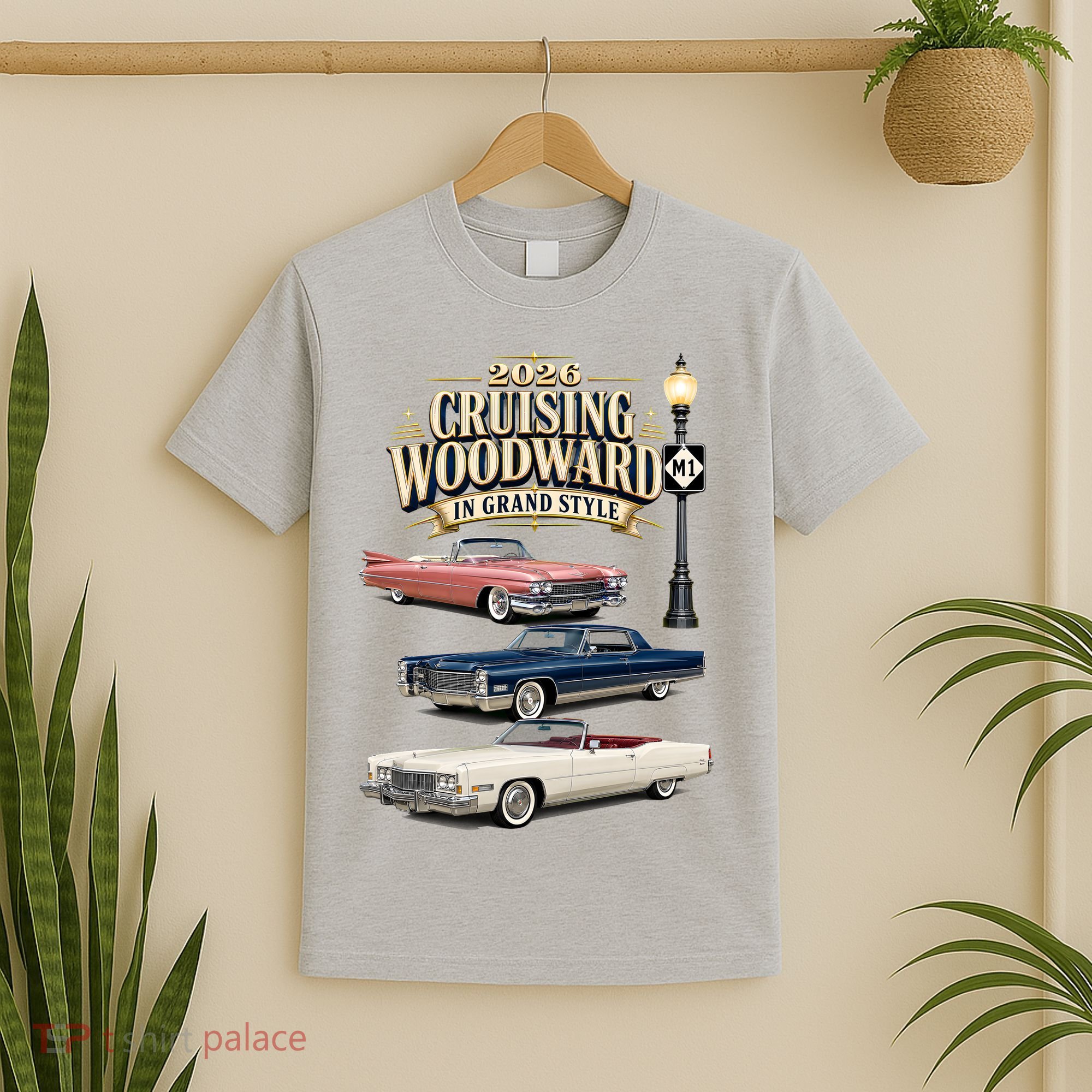 Originals Never Fade Cruising Woodward Grand Style M1 2026 T-Shirt