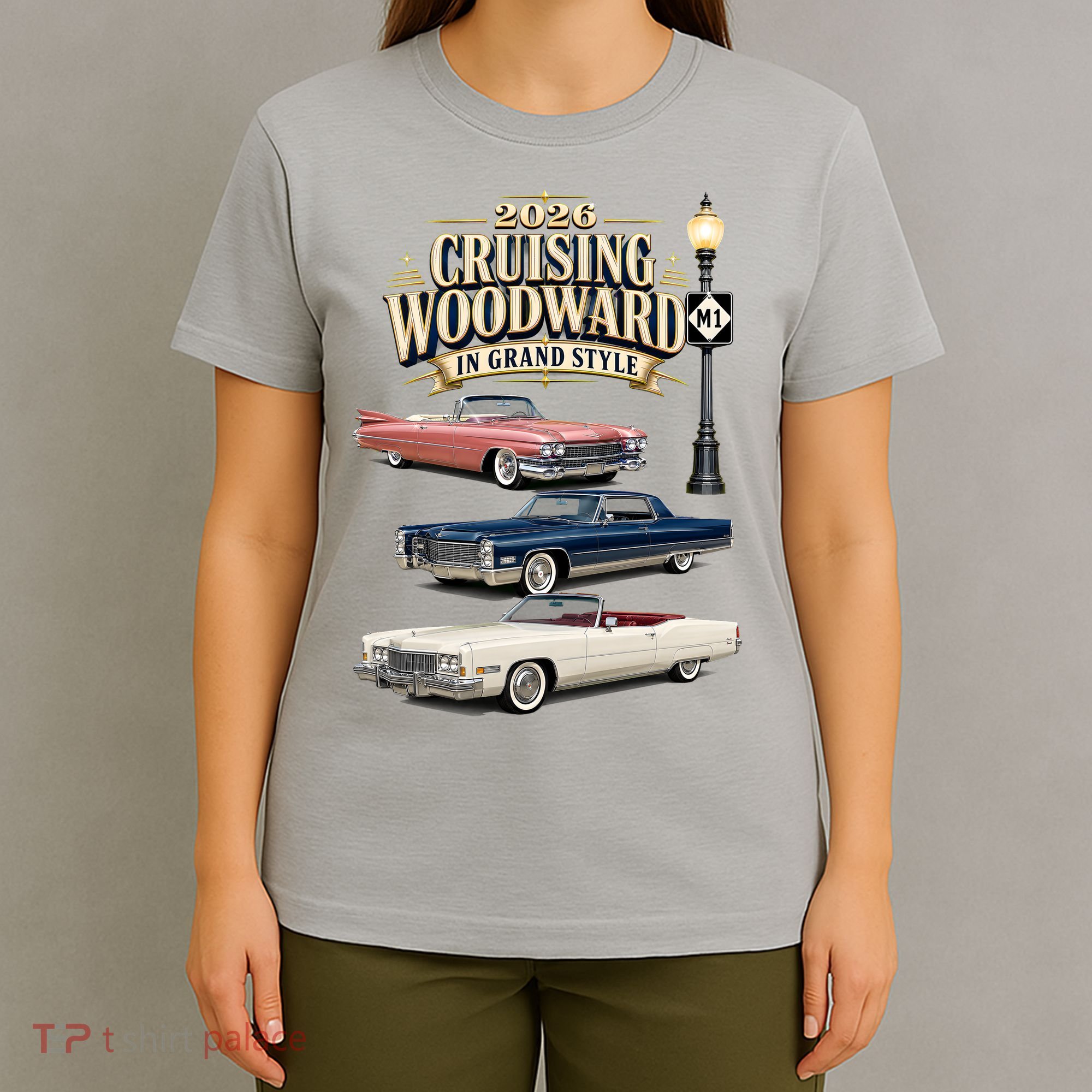 Originals Never Fade Cruising Woodward Grand Style M1 2026 T-Shirt